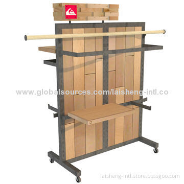 Wooden underwear/garment/apparel/clothing display stand